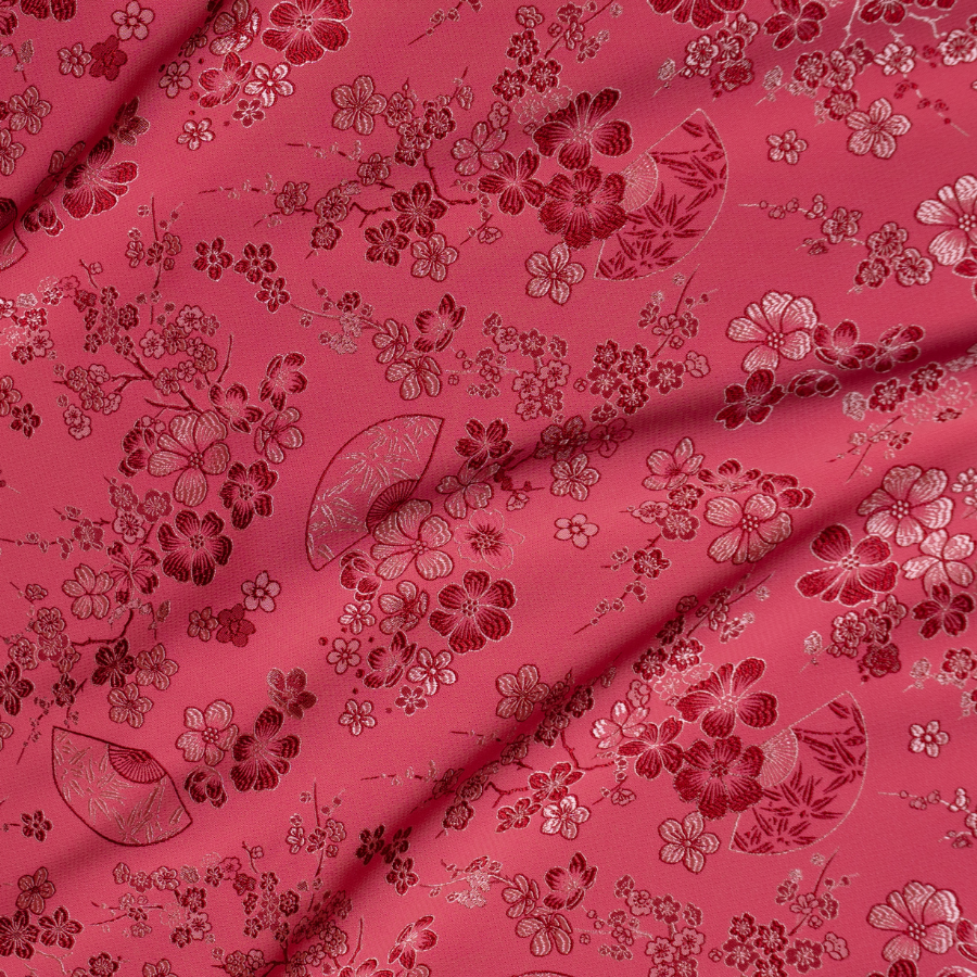 Gấm Hoa Văn Màu Hồng Khổ 1m5x2m EPFL001006