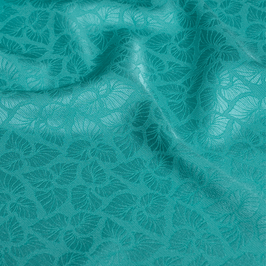 Vải Gấm Thái Tuấn Gấm Hoa Co Giãn Mới Màu Ngọc Nhạt Khổ 1m5 x 2m EPLL001004