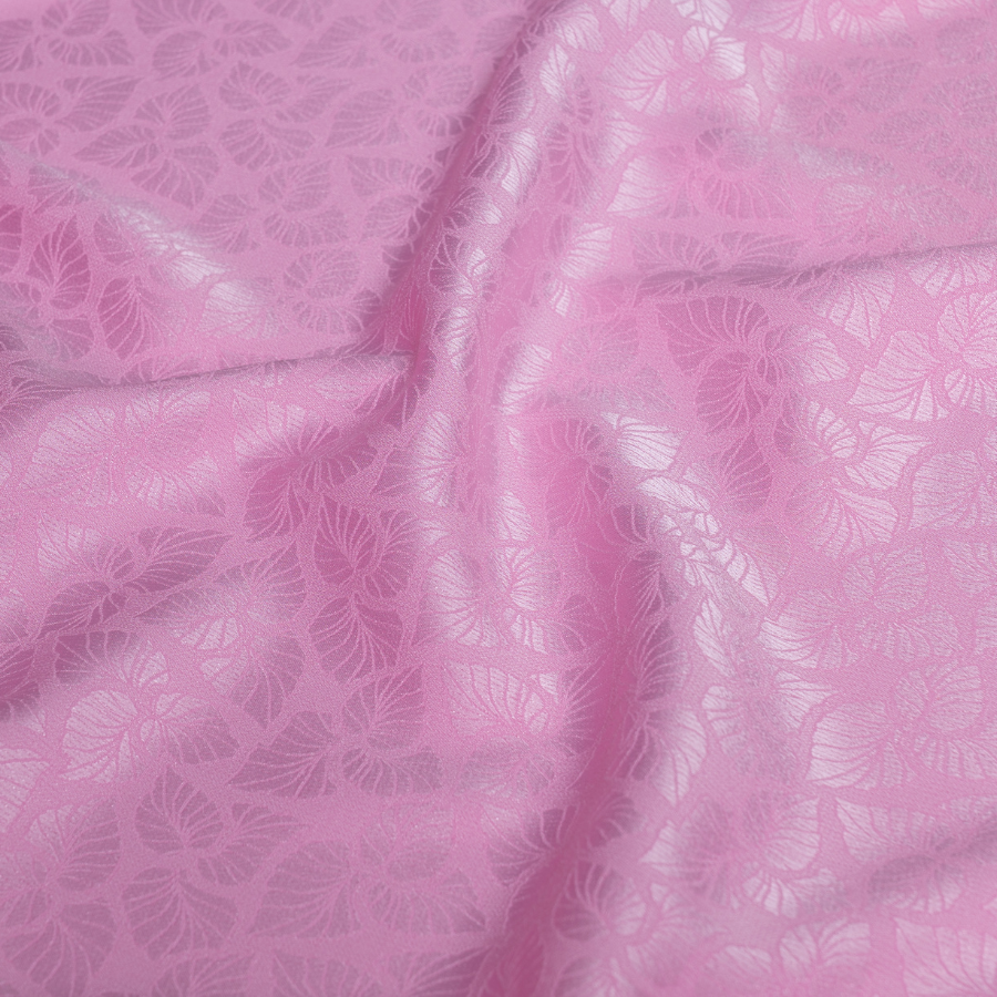 Vải Gấm Thái Tuấn Gấm Hoa Co Giãn Mới Màu Hồng Nhạt Khổ 1m5 x 2m EPLL001006