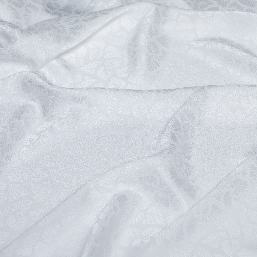 Vải Gấm Thái Tuấn Gấm Hoa Co Giãn Mới Màu Trắng Khổ 1m5 x 2m EPLL001020