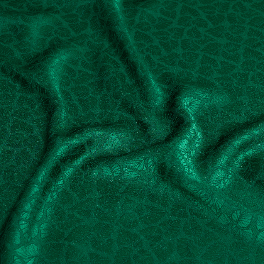 Vải Gấm Thái Tuấn Gấm Hoa Co Giãn Mới Màu Lá Khổ 1m5 x 2m EPLL001024