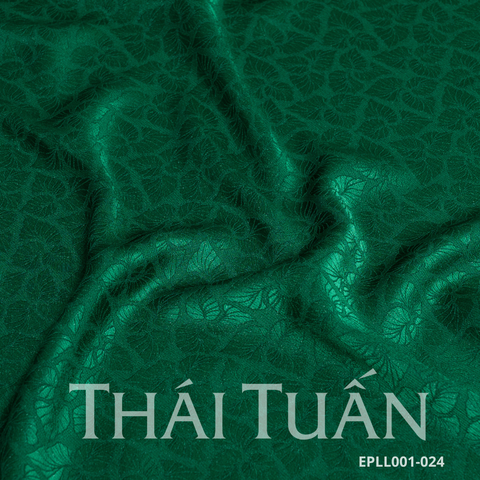 Vải Gấm Thái Tuấn Gấm Hoa Co Giãn Mới Màu Lá Khổ 1m5 x 2m EPLL001024