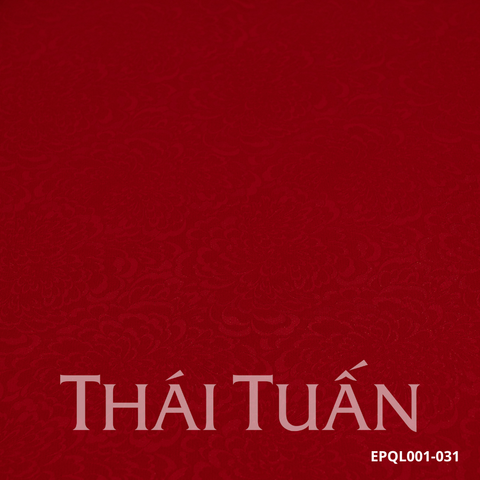 Vải Gấm Hoa Mẫu Đơn Màu Đỏ 1m5x2m EPQL001031