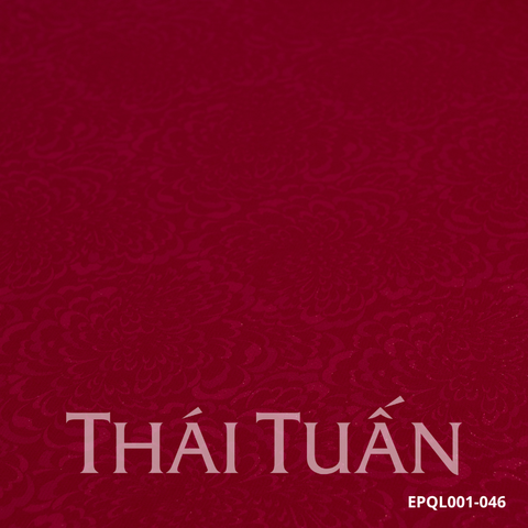 Vải Gấm Hoa Mẫu Đơn Màu Hồng 1m5x2m EPQL001046