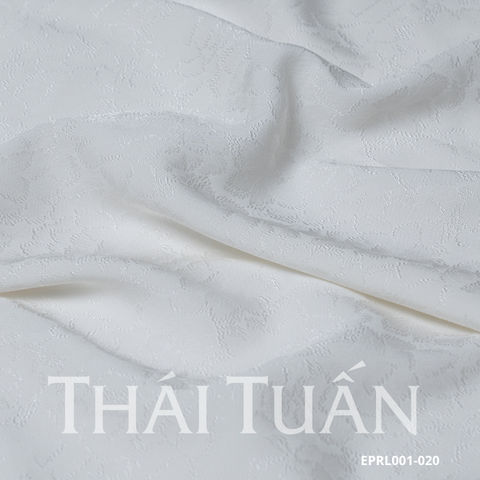 Gấm Hoa Văn Màu Trắng Khổ 1m5x2m EPRL001020