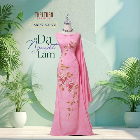 Vải Cao Cấp Dạ Nguyệt Lam Kháng Khuẩn Đính Đá 1m5x2m3 ESB6252X70N3I