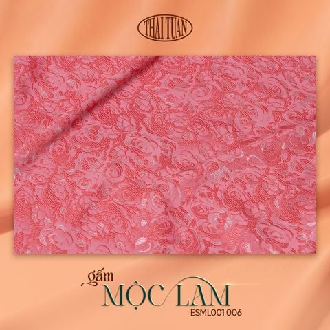 Vải Gấm Hoa Lá Co Giãn Khổ 1m5x2m ESML001006