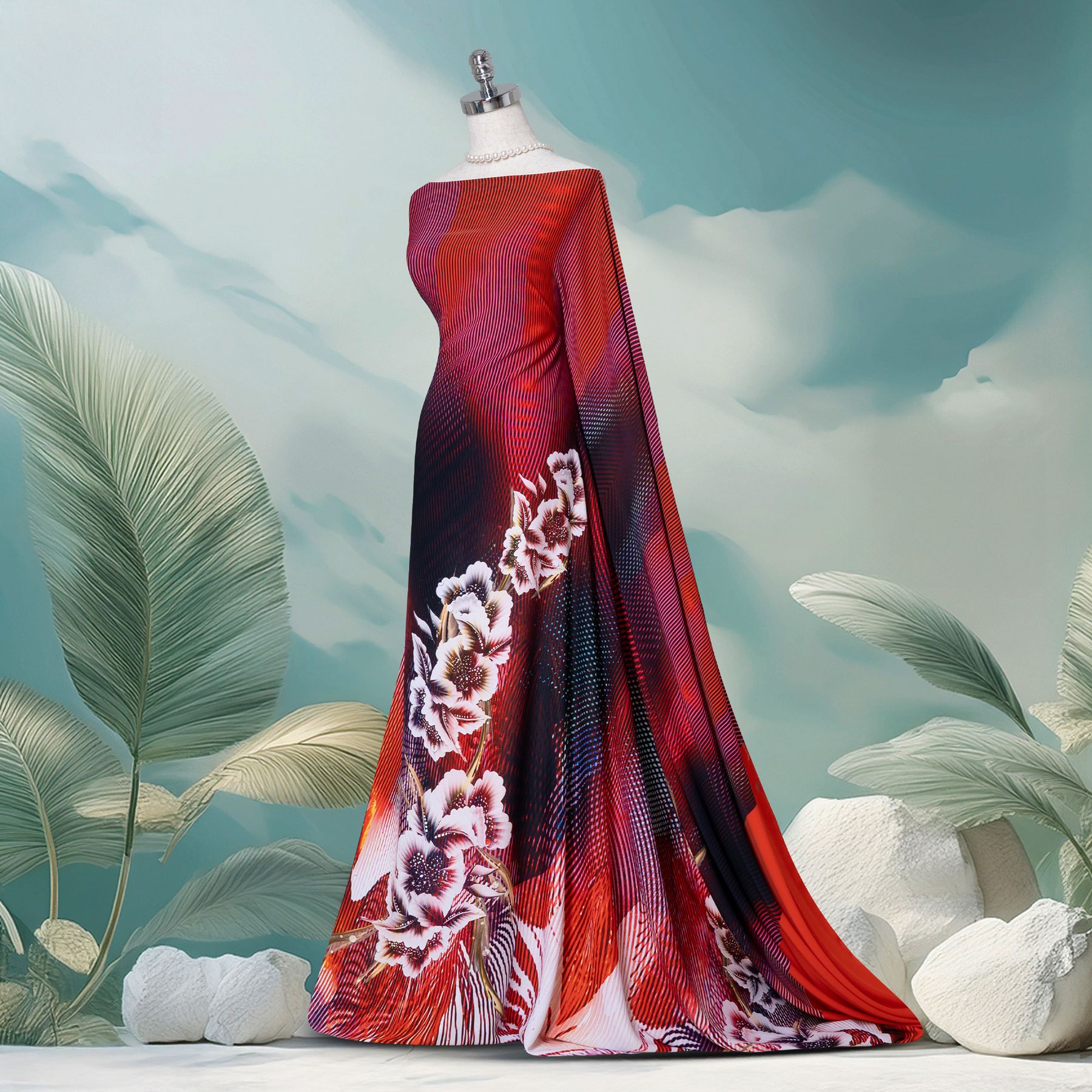 Vải Áo Dài Sắc Phương Nam Kháng Khuẩn Khổ 1m50 x 2m1 ASBR533241FD5