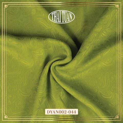 DYAN002044 Vải Gấm Mộc Vân Màu Xanh Cốm 1m15 x 2m5