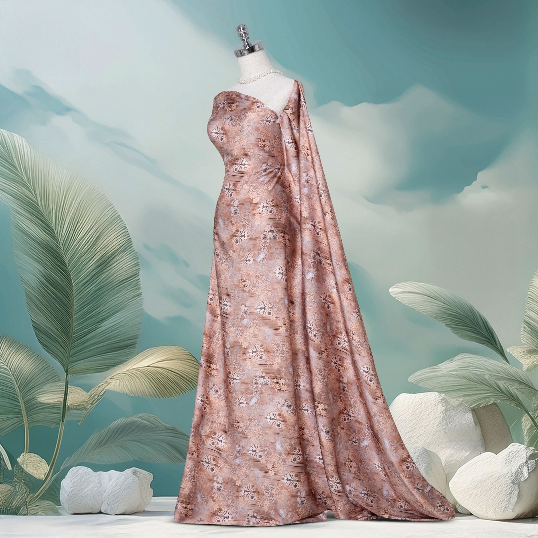 Vải Áo Dài Bông Đều Kháng Khuẩn Khổ 1m50 x 2m ASBR916322GED