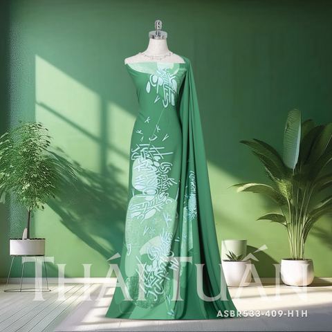 Vải Áo Dài Sắc Phương Nam Kháng Khuẩn 1m15 x 2m1 ASBR533409H1H