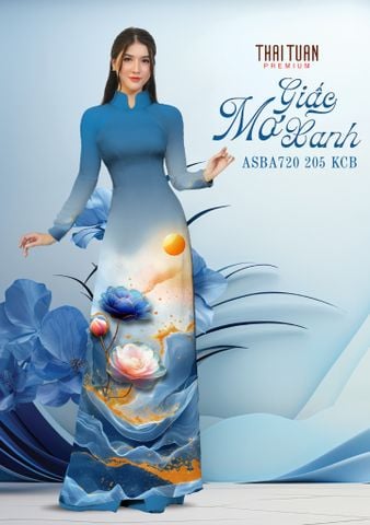 Vải Áo Dài Satin Hương Thơm Đính Đá Khổ 1m50 x Dài 2m3 ASB6720T91KCB