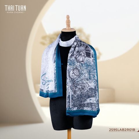 Khăn Choàng Chữ Nhật 2 Lớp Cao Cấp Có Nút Tều 55x180cm 2S95LAB2R01B