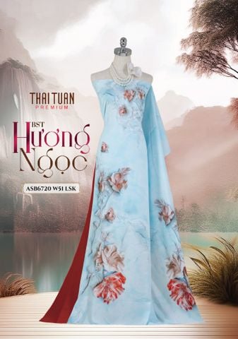 ASBA720005LSK Vải Áo Dài Satin Hương Thơm Khổ 1m50 x Dài 2m3