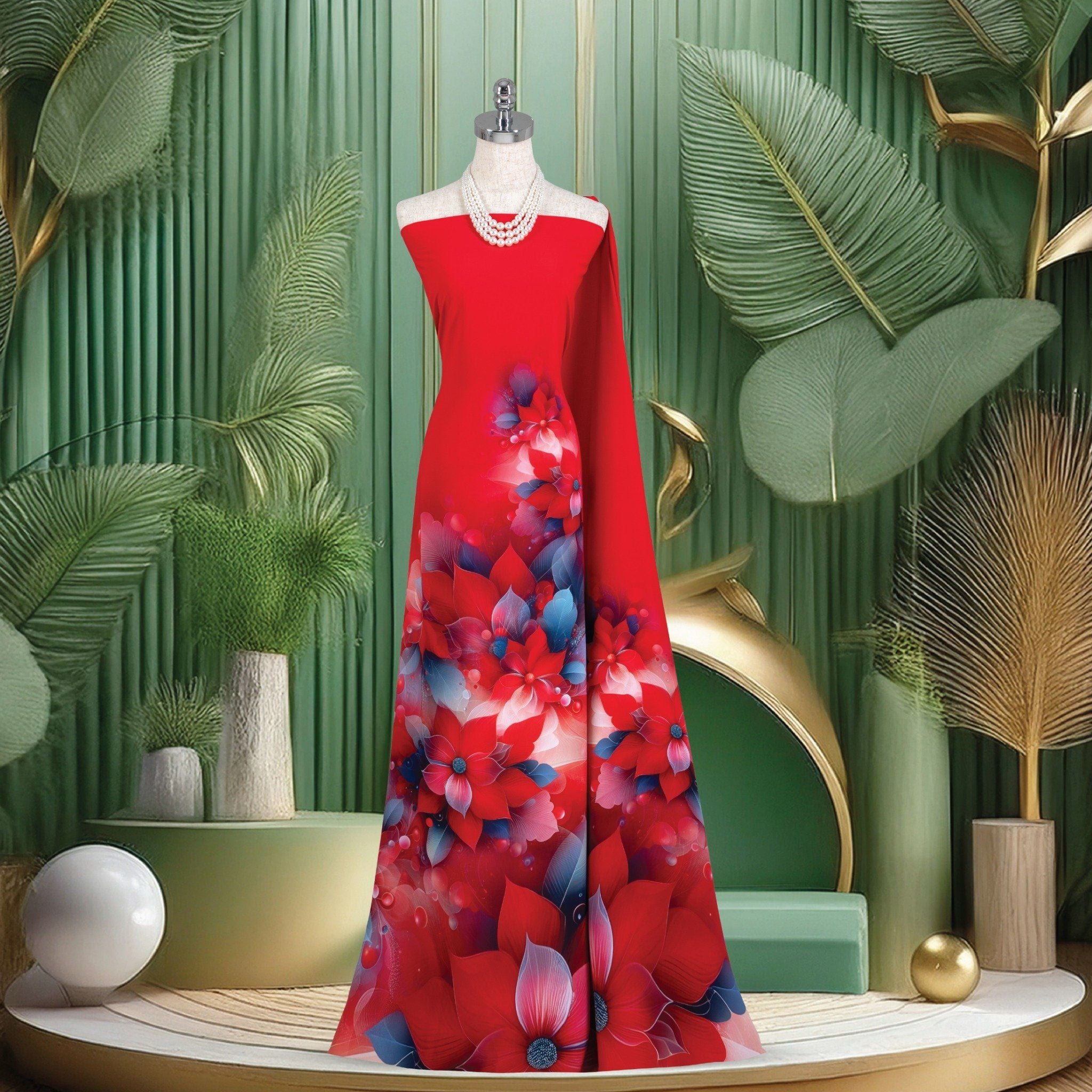 ASBR533241LTK- Vải In Sắc Phương Nam Kháng Khuẩn 1m5 x 2m1