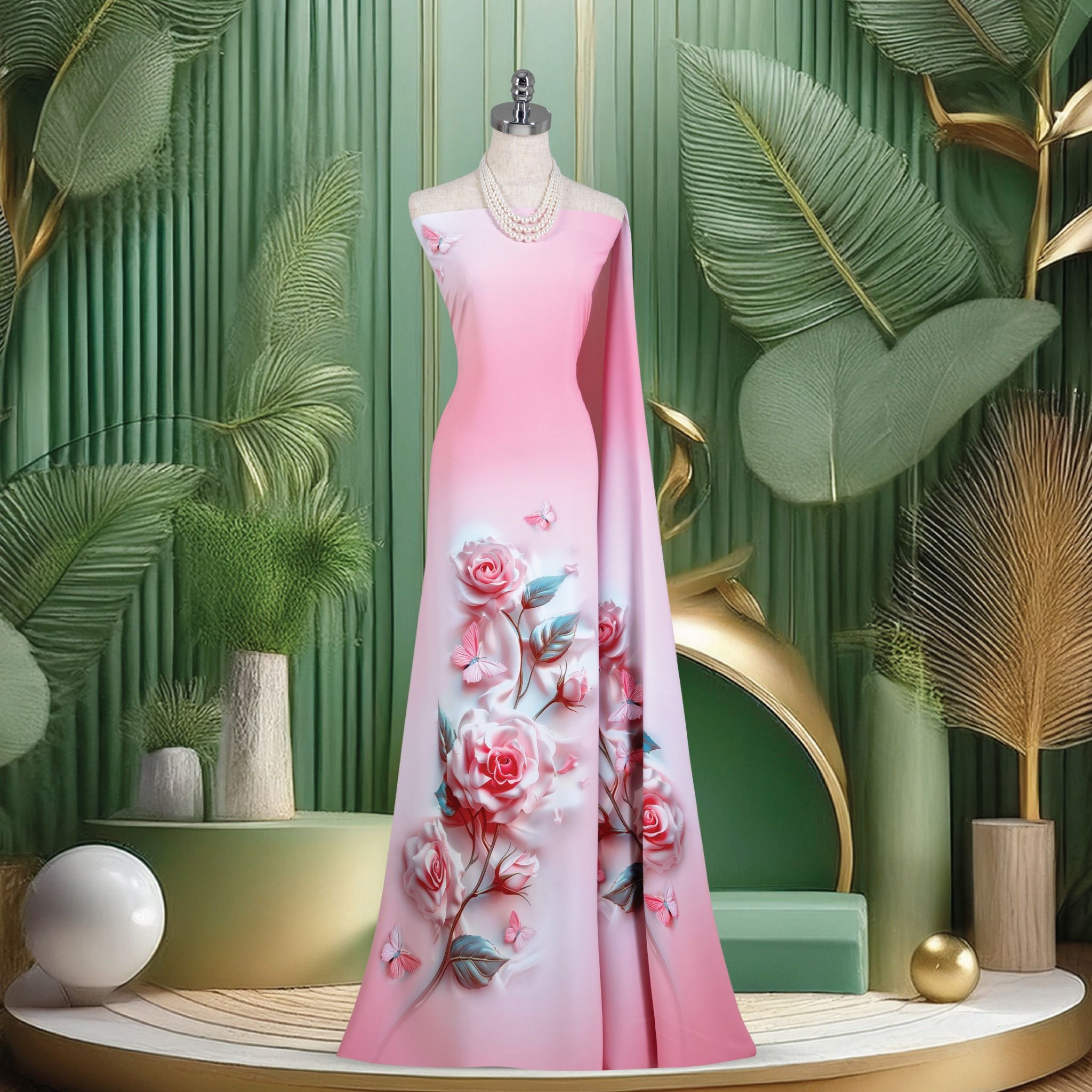 ASBR533546LU7- Vải In Sắc Phương Nam Kháng Khuẩn 1m5 x 2m1