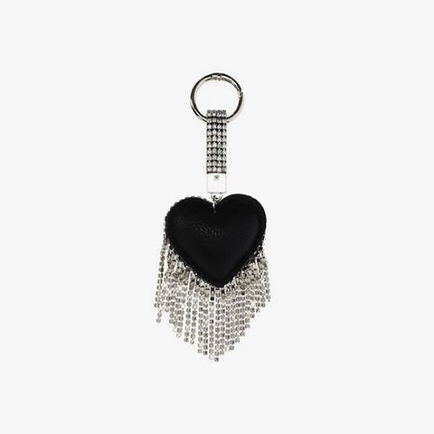 Móc chìa khóa trái tym lấp lánh tua rua Primadonna Collection