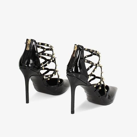 Giày Cao Gót Nữ Primadonna Collection Open Shank Woven Décolleté 10.5 cm