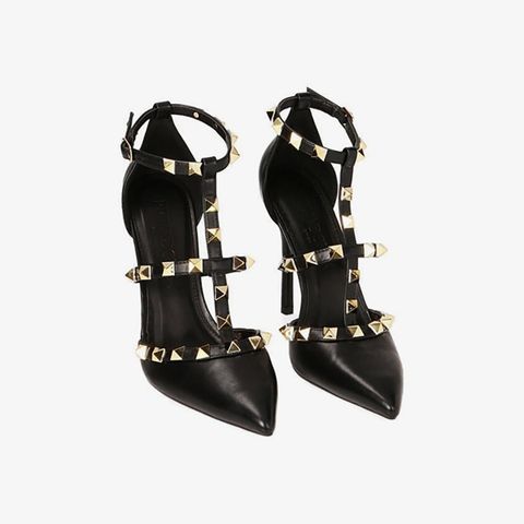 Giày Cao Gót Nữ Primadonna Collection Cherry Open Shank Décolleté With Studs 10.5 cm