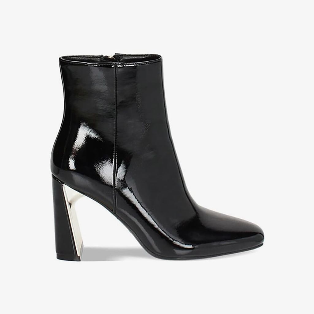 Giày Boots Primadonna Collection Black Naplak Ankle Boot 9 Cm
