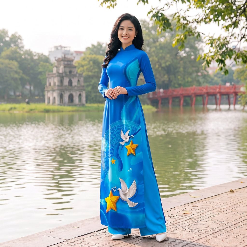 Vải Áo Dài Dấu Ấn Tự Hào - Cập nhật phiên bản Hòa Bình