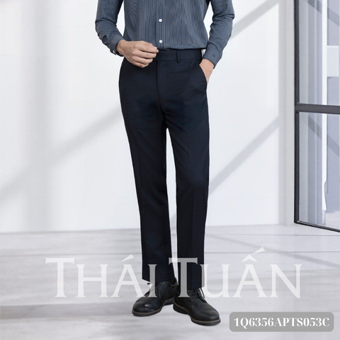 Quần Tây Nam Xanh Đen Thái Tuấn Có Tăng Đơ Regular Fit 1Q6356APT