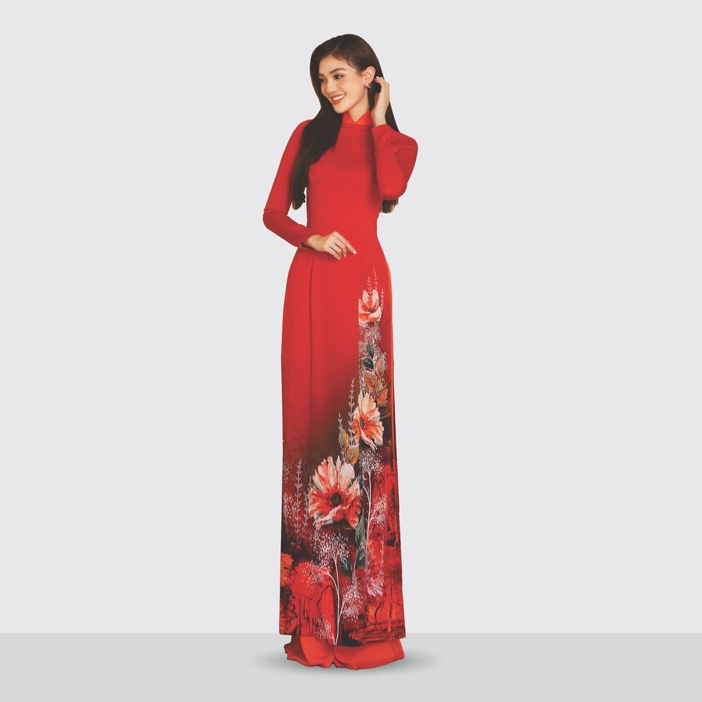 Vải Áo Dài Satin Hương Thơm Kháng Khuẩn Khổ 1mx2m3 ASBA720041DFN