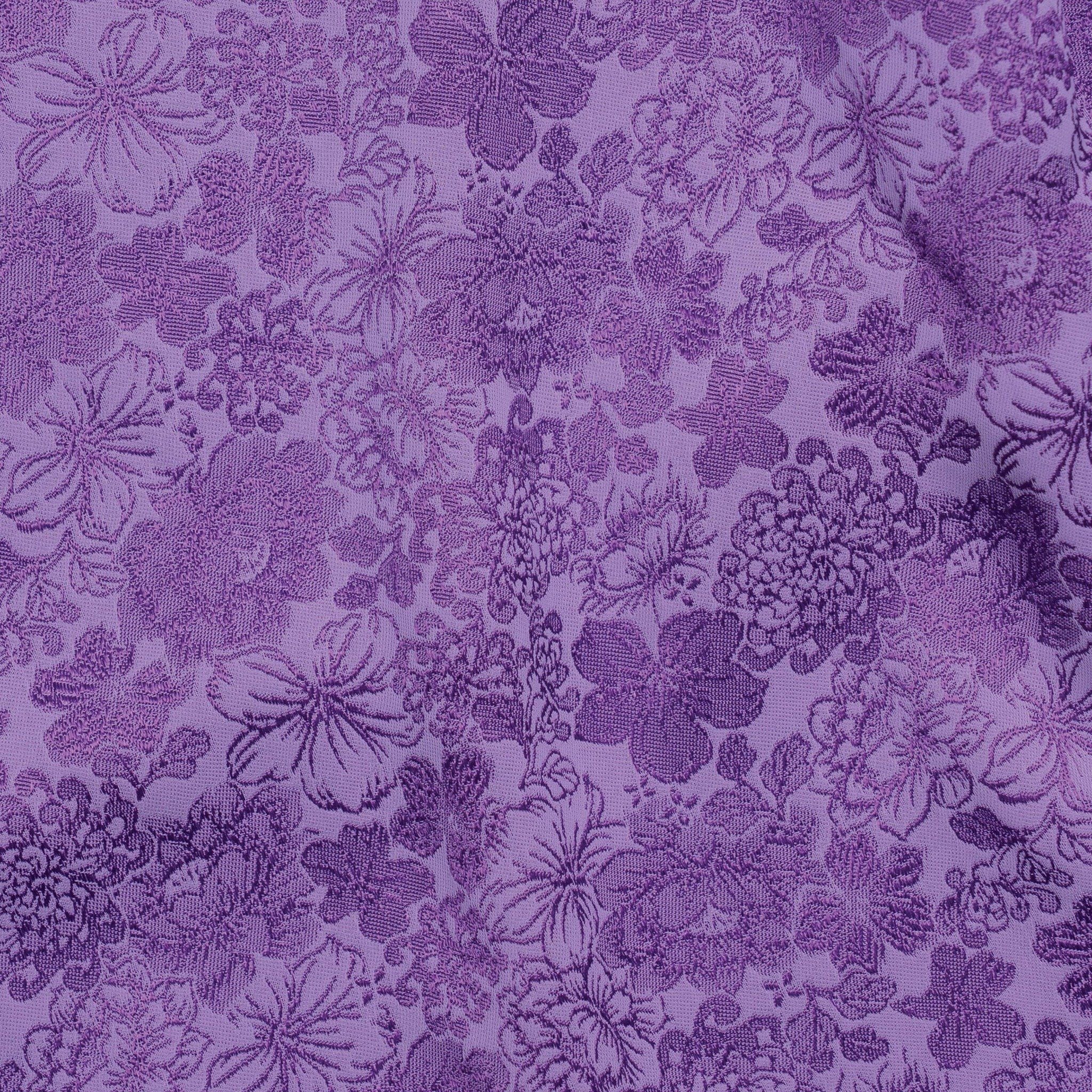 DVLN011-426 Gấm Hồng Mai Màu Tím Khổ 1m15 x 2m5