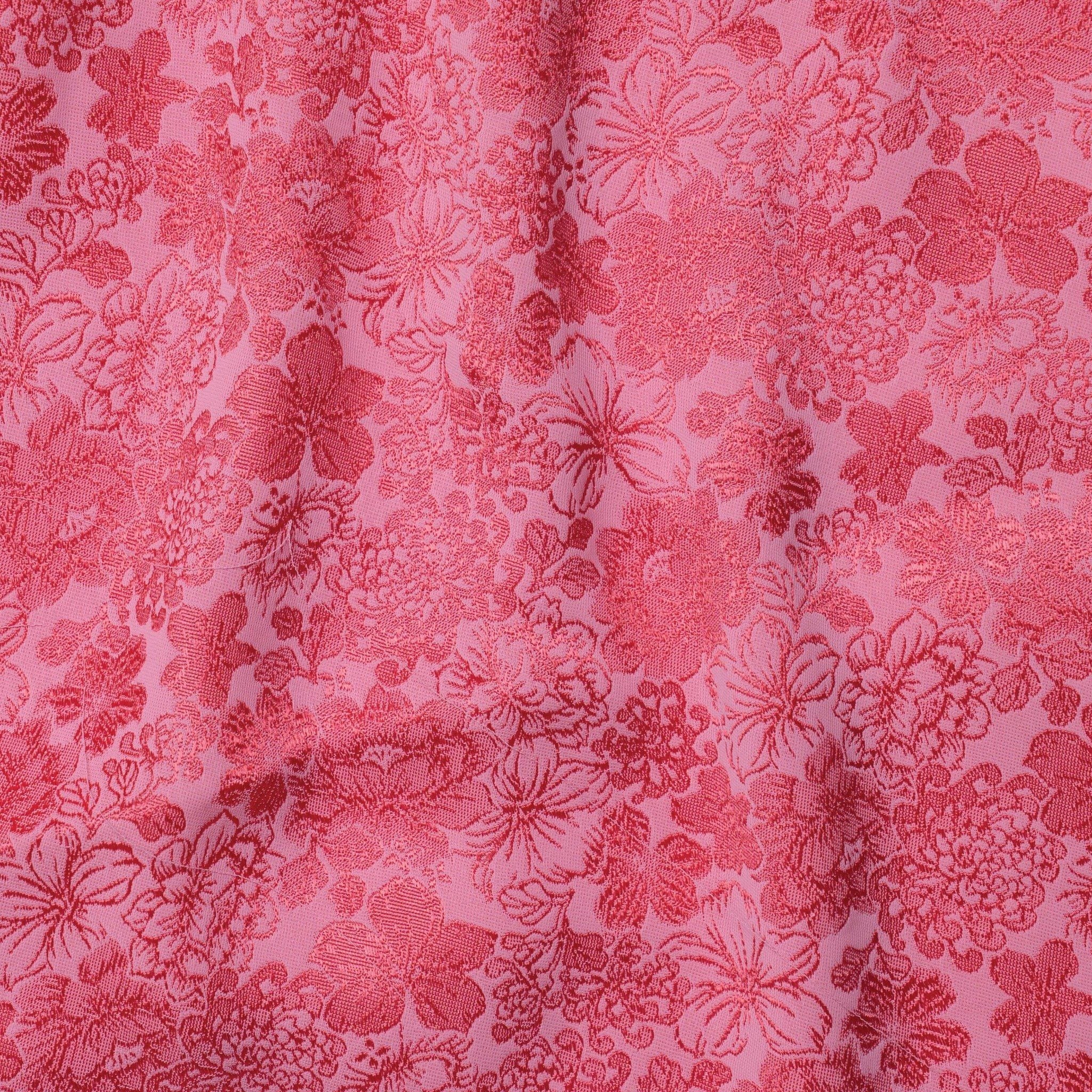 Gấm Hồng Mai Màu Hồng Dâu Khổ 1m15 x 2m5 DVLN011607