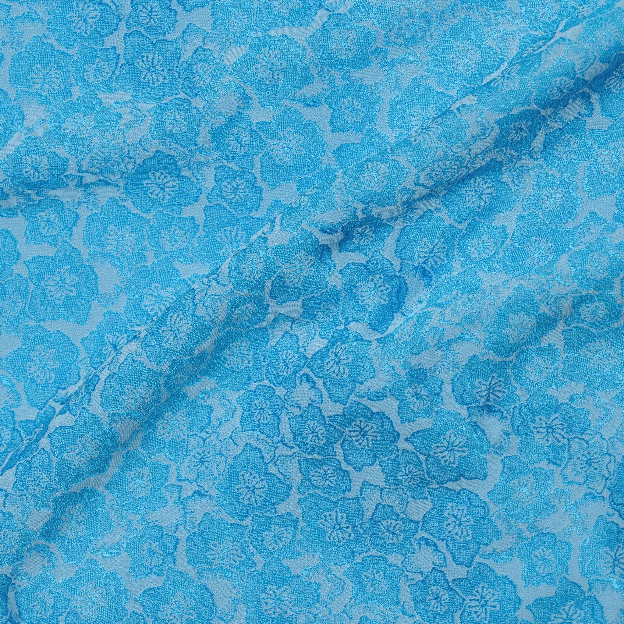 DVMN013-010 Gấm Lam Ngọc Màu Xanh Khổ 1m15 x 2m5