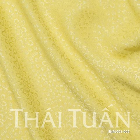 ENRL001-002 Gấm Hoa Co Giãn Màu Đỏ Khổ 1m5 x 2m