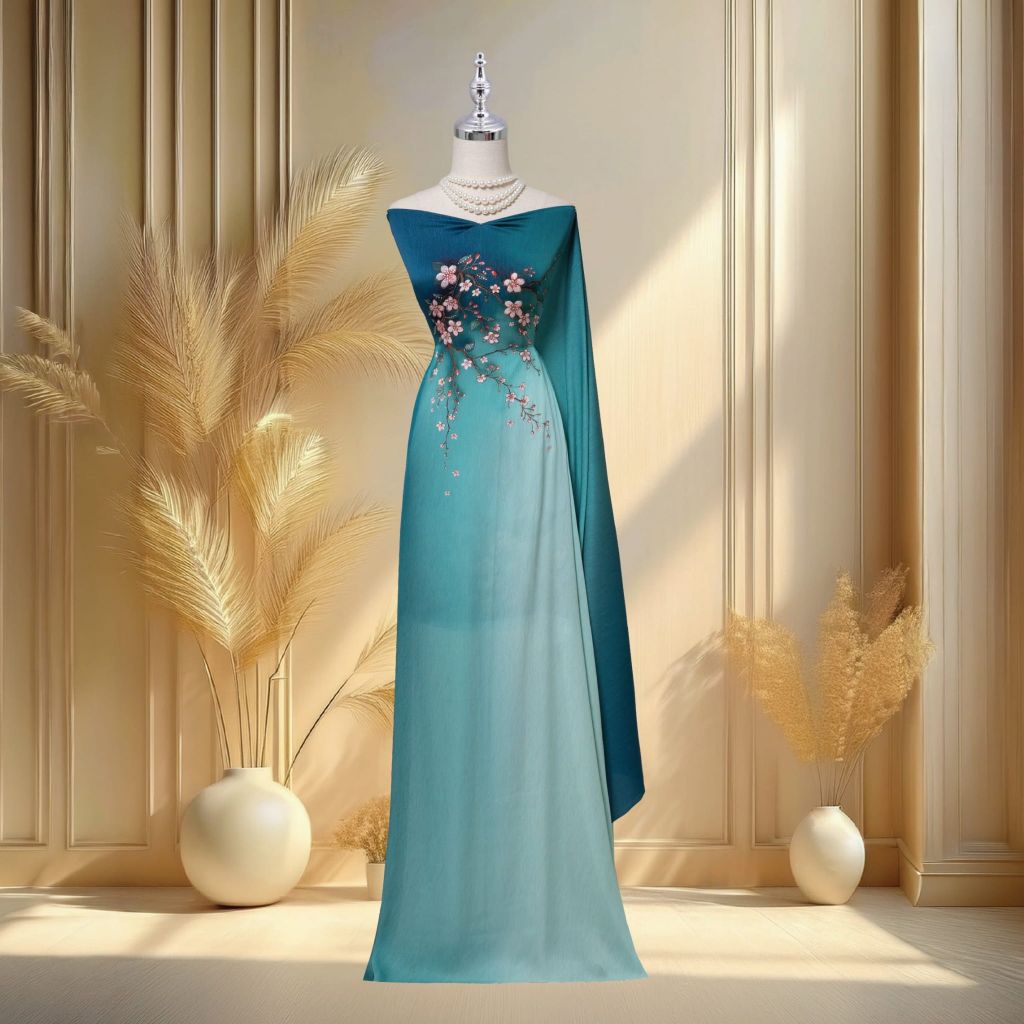 Vải In Satin Đính Đá Cao Cấp 1m5x2m3 ESB6239X03MPI