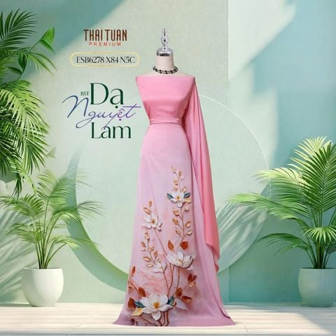 Vải Cao Cấp Dạ Nguyệt Lam Kháng Khuẩn Đính Đá 1m5x2m3 ESB6278X84N5C