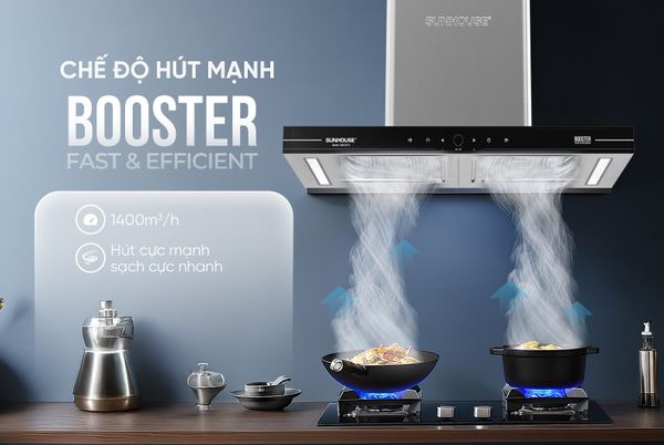 Máy hút mùi chữ T SUNHOUSE SHB72073