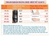 DÉP NỮ GIAVY - CHỮ HM66 QUAI NGANG