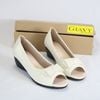 GIÀY NỮ CAO GÓT GIAVY - PAL 183 BÍT GÓT HỞ MŨI GÓT 4P