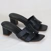 DÉP GUỐC NỮ GIAVY - GÓT CAO 6P QUAI NGANG CHỮ H