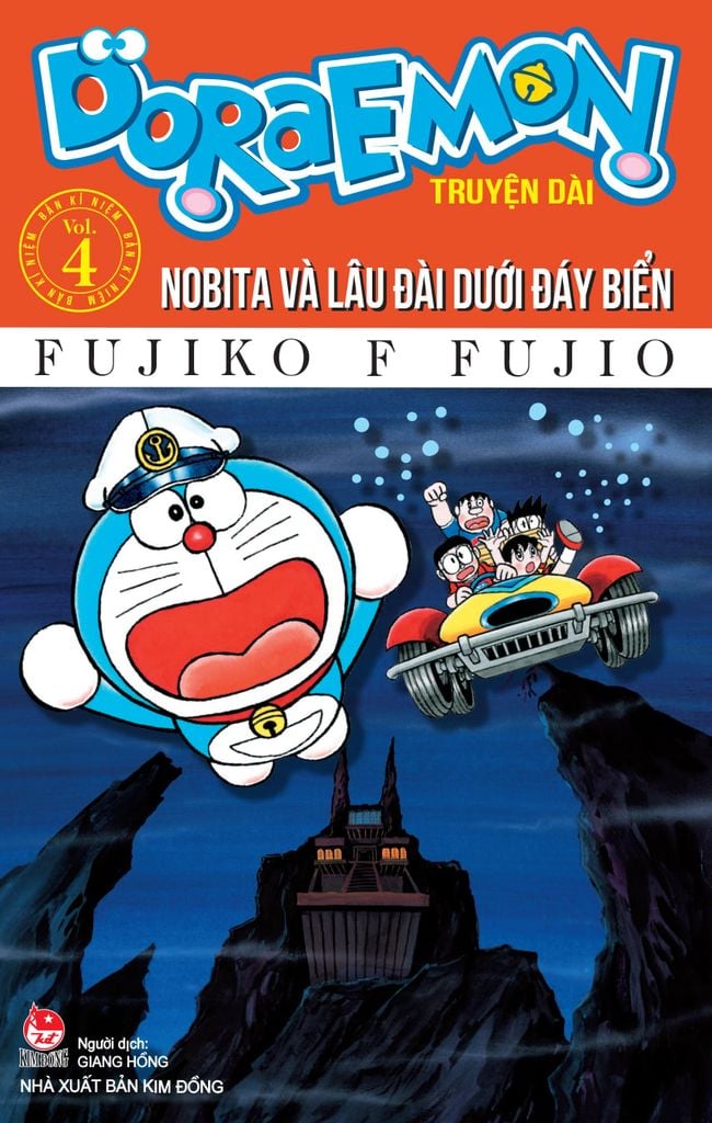 Doraemon Truyện Dài - Tập 4 (Bản Kỉ Niệm): Nobita Và Lâu Đài Dưới Đáy Biển