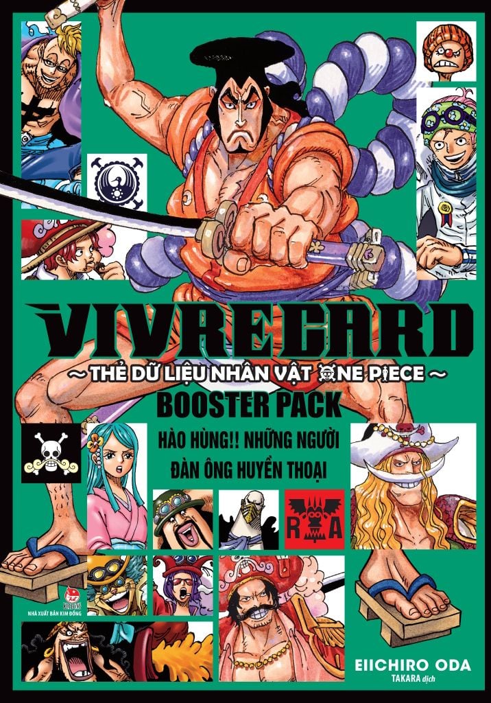Vivre Card - Thẻ Dữ Liệu Nhân Vật One Piece Booster Pack - Hào Hùng!! Những Người Đàn Ông Huyền Thoại