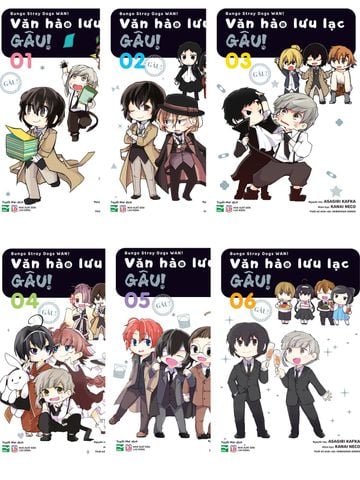 Bungo Stray Dogs Wan! - Văn Hào Lưu Lạc - Gâu! - Combo Tập 1 - 6