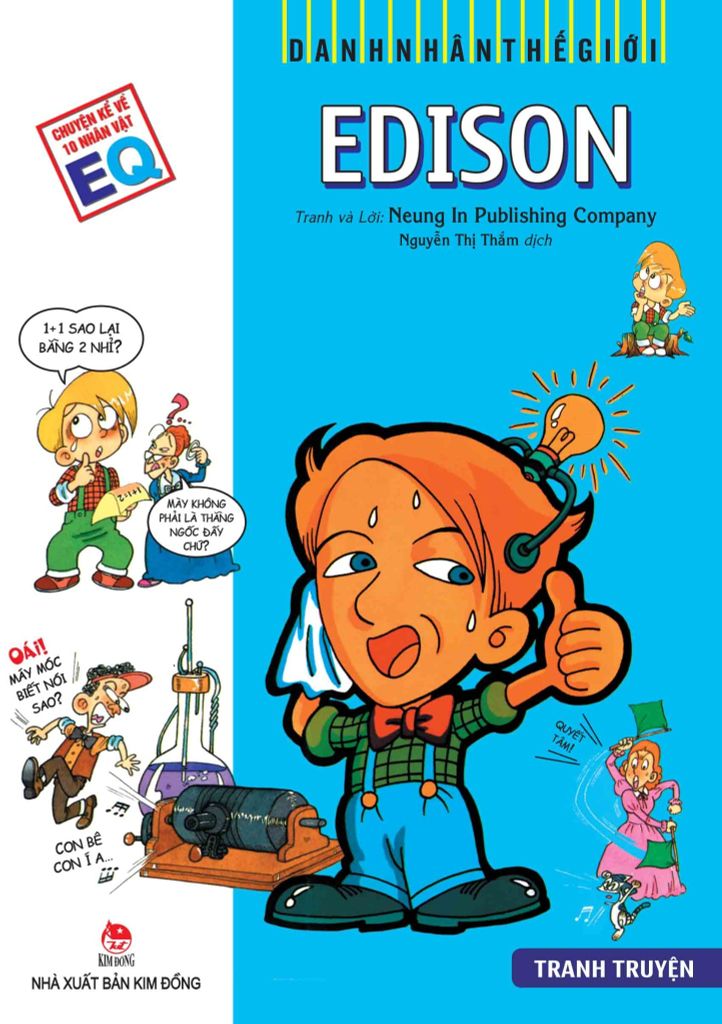 Danh Nhân Thế Giới: Edison (Tái Bản 2026)