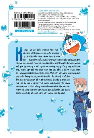 Tiểu Thuyết Doraemon: Nobita Và Lâu Đài Dưới Đáy Biển Phiên Bản Mới