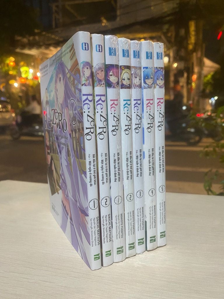 Re:Zero - Bắt Đầu Lại Ở Thế Giới Khác Combo Phần 1 + Phần 2  - 7 Tập (Manga)