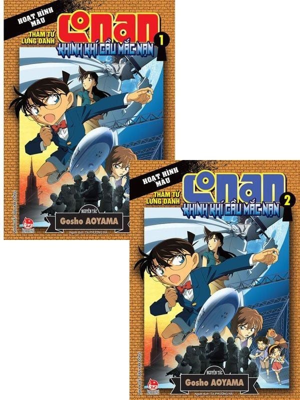 Conan Hoạt Hình Màu: Khinh Khí Cầu Mắc Nạn Tập 1+2