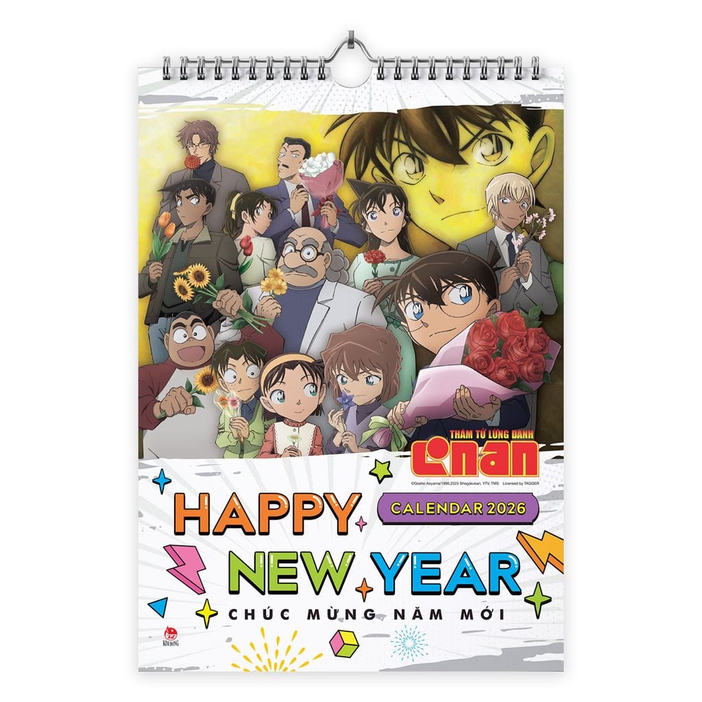 Lịch Treo Tường Thám Tử Lừng Danh Conan 2026