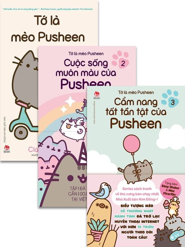 Tớ Là Mèo Pusheen Combo 3 Tập