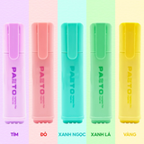  Bút dạ quang màu Pastel Thiên Long Flexoffice Pazto FO-HL009/VN 