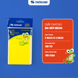 Giấy ghi chú - Giấy notes Neon Thiên Long - Nhiều kích thước 