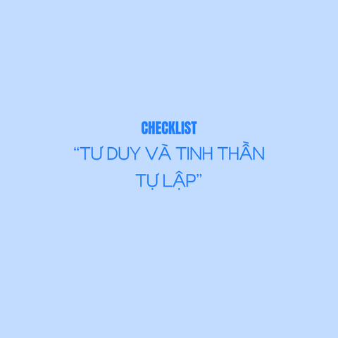 Checklist Cá Nhân