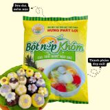  Bột Nếp Khóm Dẻo Dai Bóng Đẹp – Làm Chè, Bánh Ít, Bánh Gai – Hưng Phát Lợi – Gói 1kg 